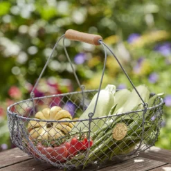 Cestino In Ferro - Grande