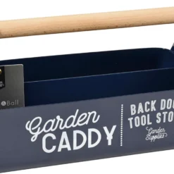 Porta Attrezzi Con Manico In Legno, Blu Atlantico