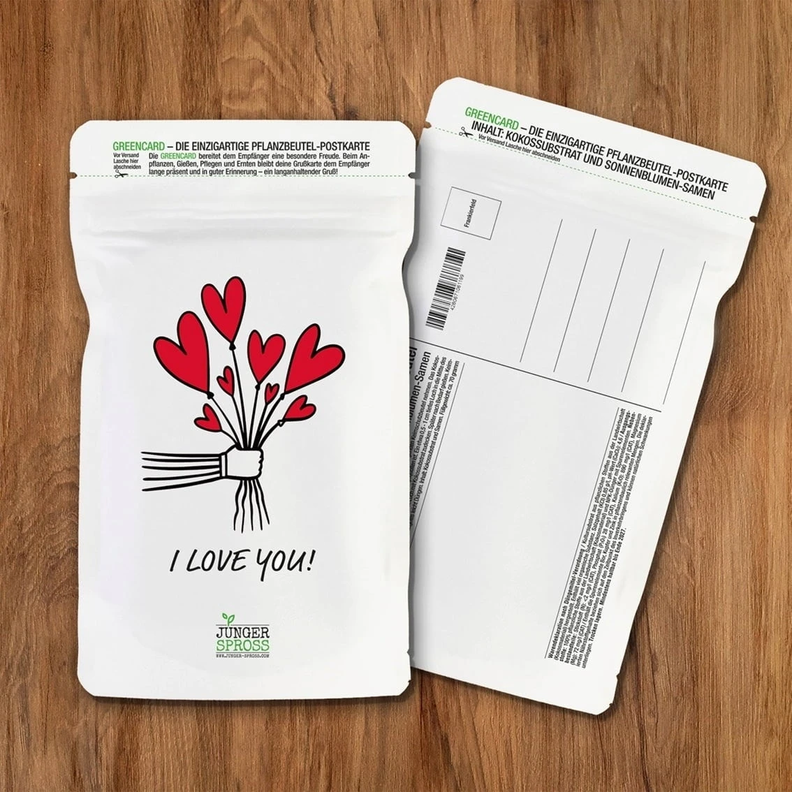 Set Di Coltivazione - Greencard "I Love You" 1 Set Di Coltivazione - Greencard "I Love You"