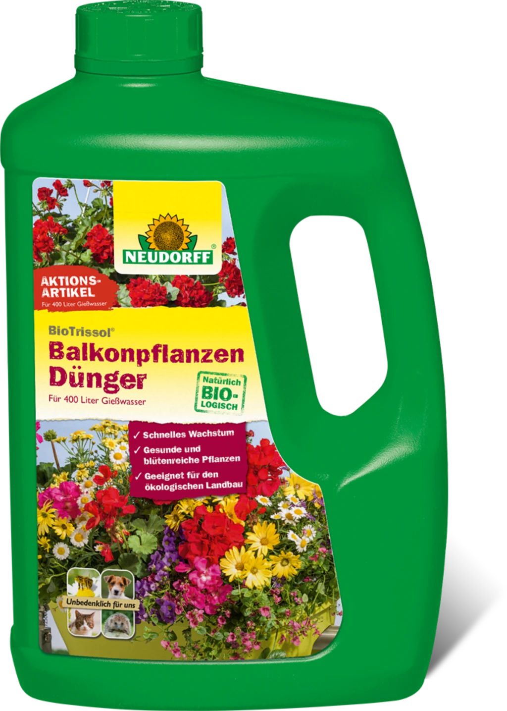 BioTrissol - Fertilizzante Per Piante Da Balcone, 2 L 2 BioTrissol - Fertilizzante Per Piante Da Balcone, 2 L - immagine 2