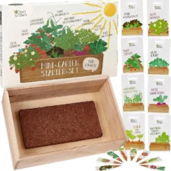 Starter Set Per Famiglie - Mini Giardino 12 Starter Set Per Famiglie - Mini Giardino -Negozio Lush Orto Economico own grown starter set per famiglie mini giardino 1526477 it
