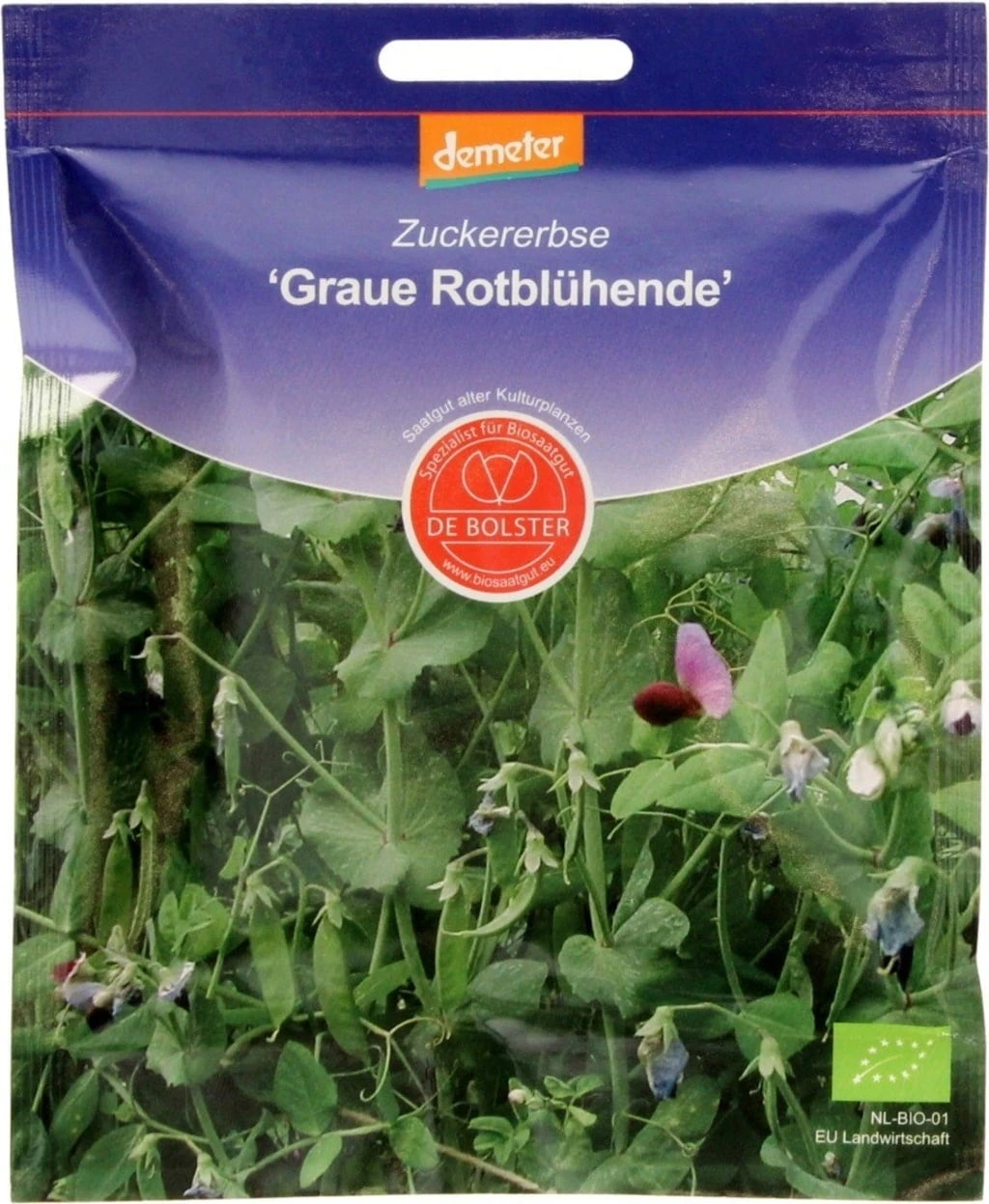 Pisello Mangiatutto "Graue Rotblühende", 75 G 3 Pisello Mangiatutto "Graue Rotblühende", 75 G - immagine 3