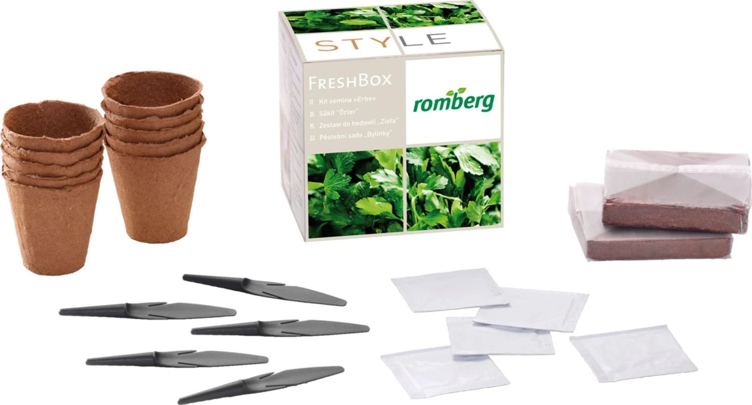 Set Di Coltivazione FRESH-BOX - Erbe Aromatiche 1 Set Di Coltivazione FRESH-BOX - Erbe Aromatiche
