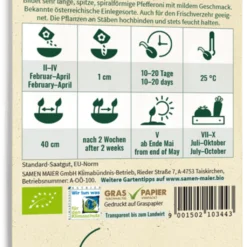 Peperone Bio - Milder Spiral